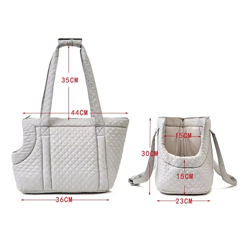 Fashion Cat Dog Handbag Warm Plush Pet Carrier Bags for Small Dogs Cats Chihuahua Sphynx Kitten Winter Pet Outdoor Supplies