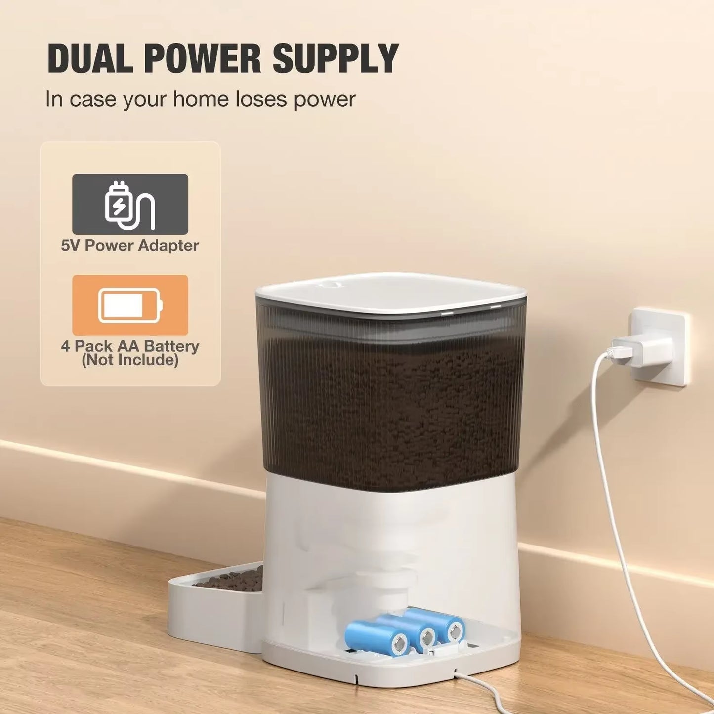7L Automatic Dog Feeder Wifi Smart Dry Food Dispenser for Pets Cat Dog APP Control Pet Feeder Dog Products