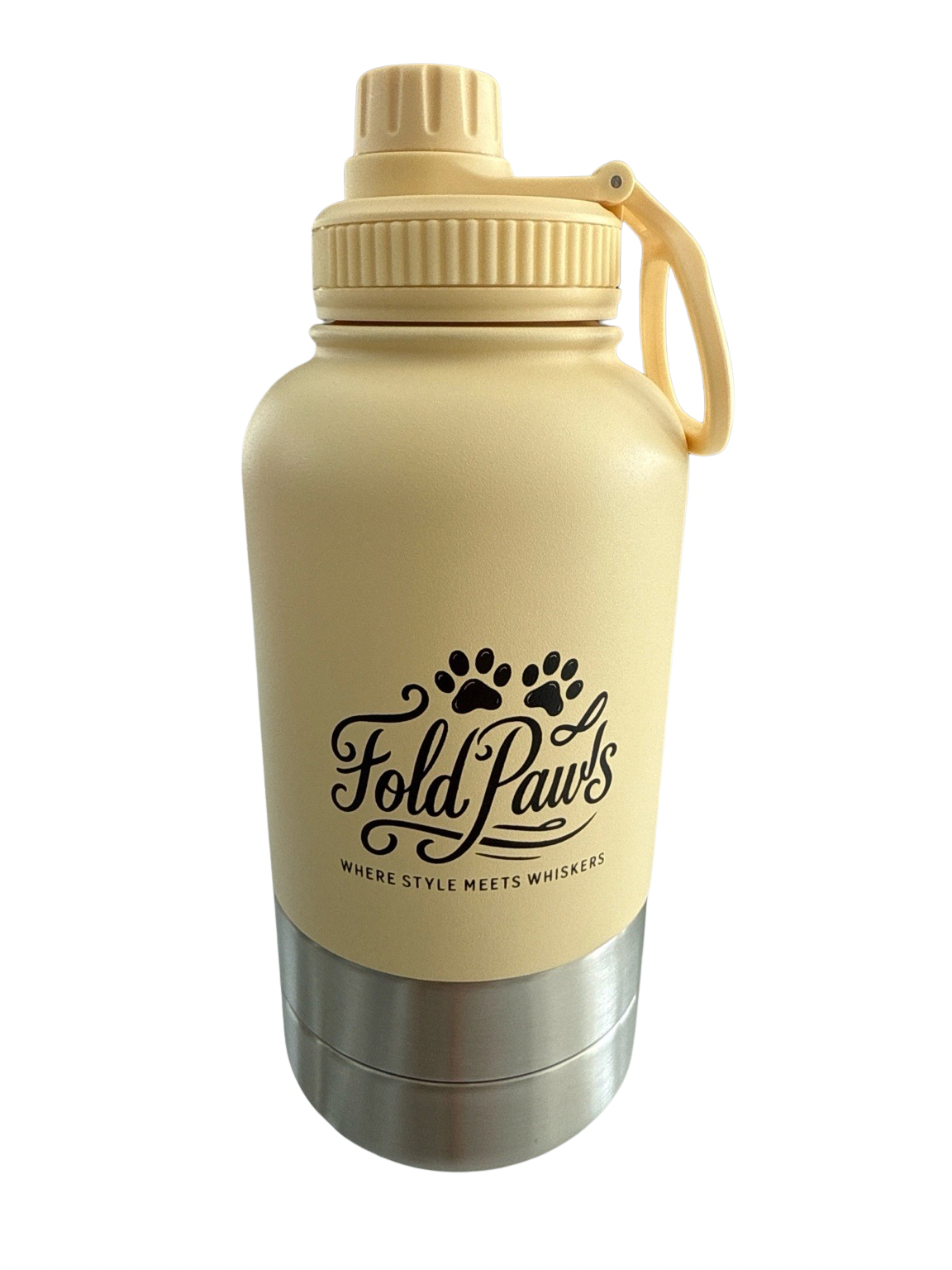 Fold Paws 3‑in‑1 Multifunctional Dog Canister with Waste Bag Holder — Lolalo Edition
