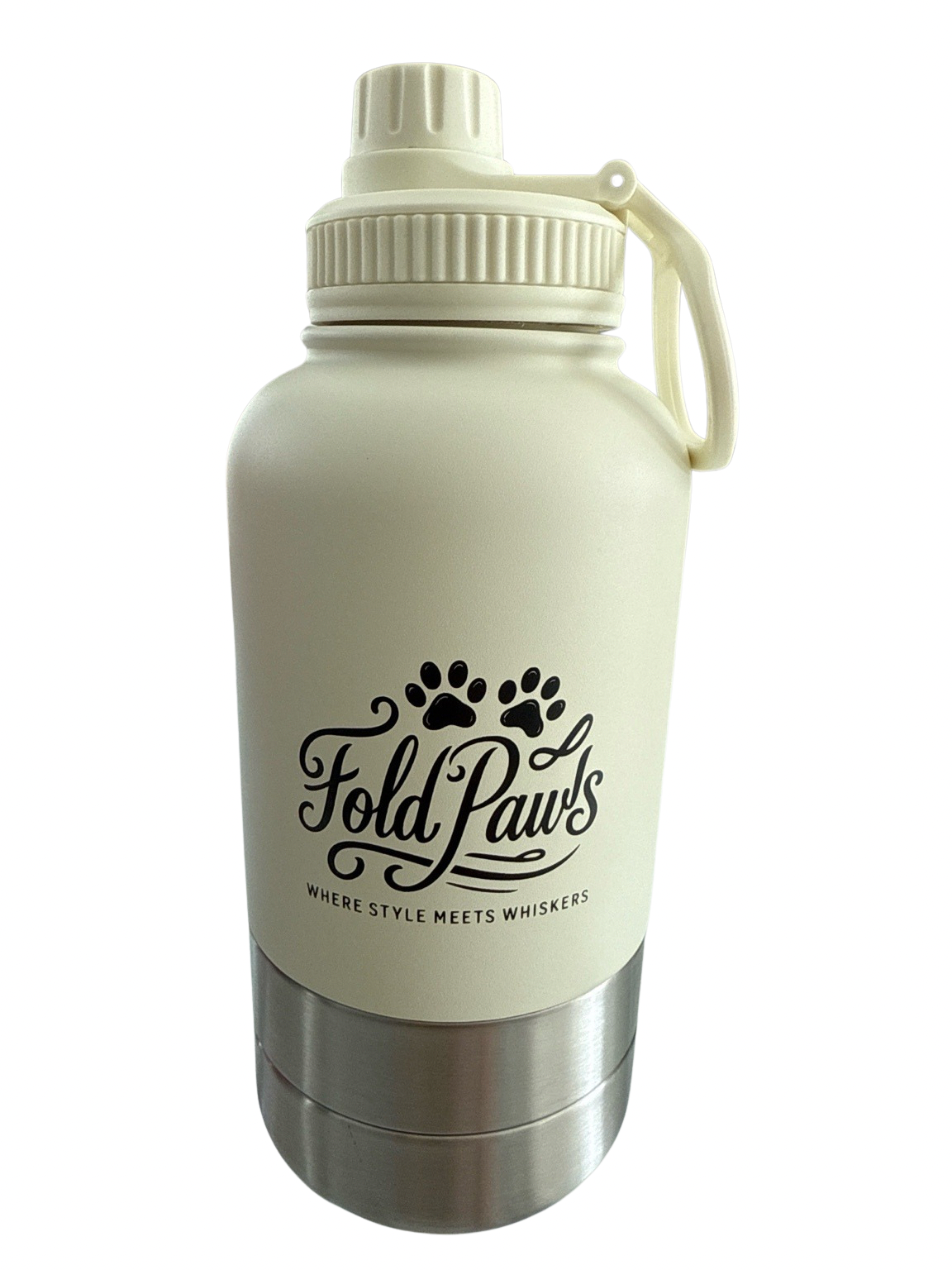 Fold Paws 3‑in‑1 Multifunctional Dog Canister with Waste Bag Holder — Lolalo Edition