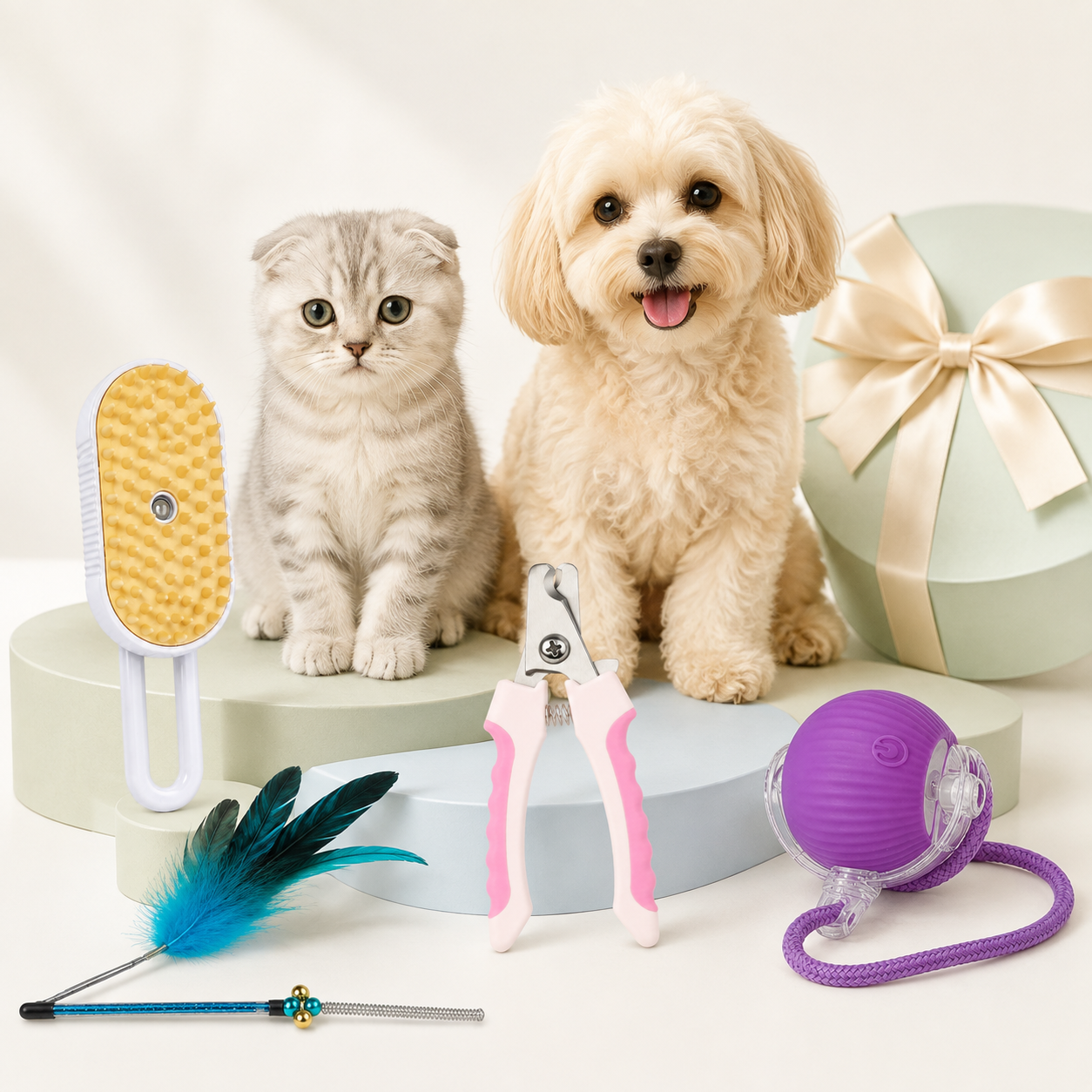 Fold Paws Kitten Welcome Home Bundle – 6-Piece Care Set