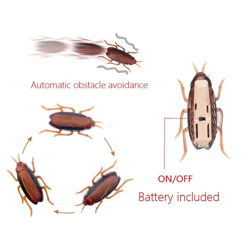 Funny Electric Bug Cat Toy – Automatic Escape Mini Robot Insect with Vibration for Indoor Play
