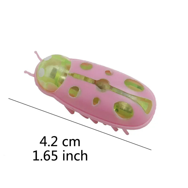 Funny Electric Bug Cat Toy – Automatic Escape Mini Robot Insect with Vibration for Indoor Play