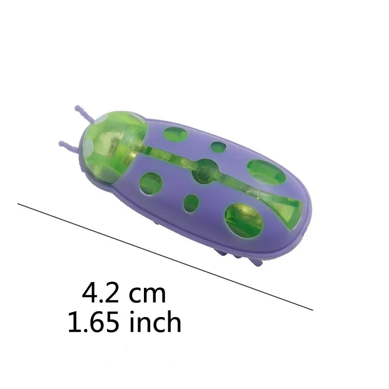 Funny Electric Bug Cat Toy – Automatic Escape Mini Robot Insect with Vibration for Indoor Play