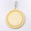 350ml Foldable Silicone Pet Bowl – Macaron Color Portable Dog & Cat Water Dish for Outdoor Travel