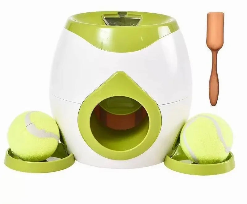 Automatic Dog Ball Launcher – Interactive Tennis Thrower for Small & Medium Dogs with Adjustable Distance