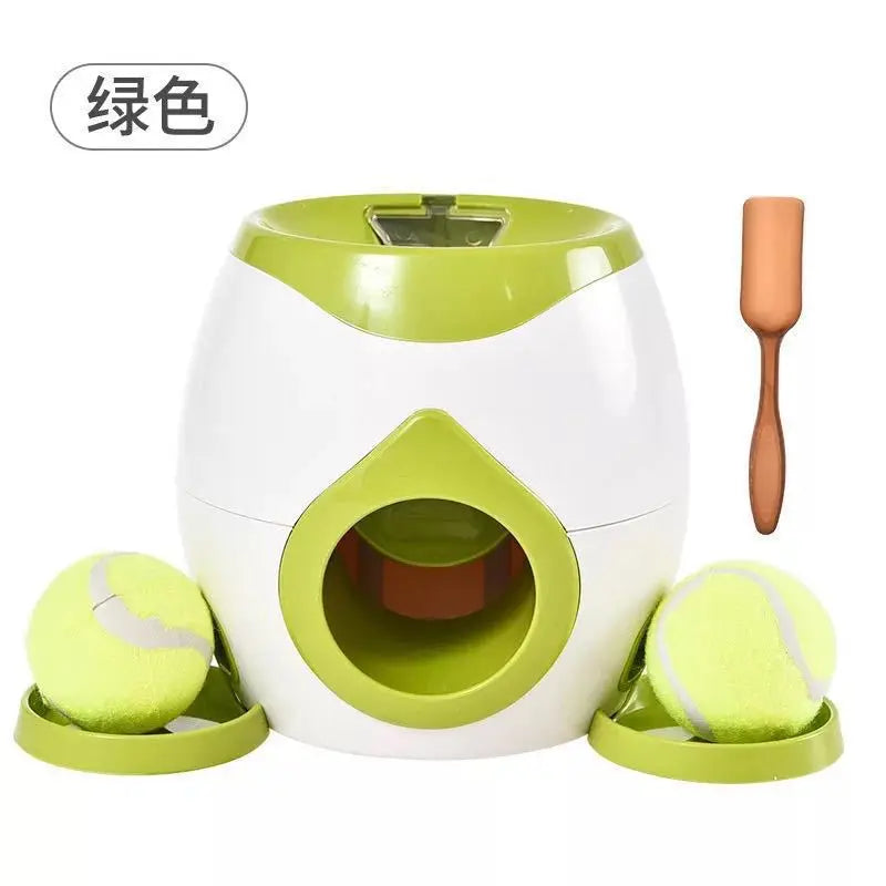 Automatic Dog Ball Launcher – Interactive Tennis Thrower for Small & Medium Dogs with Adjustable Distance
