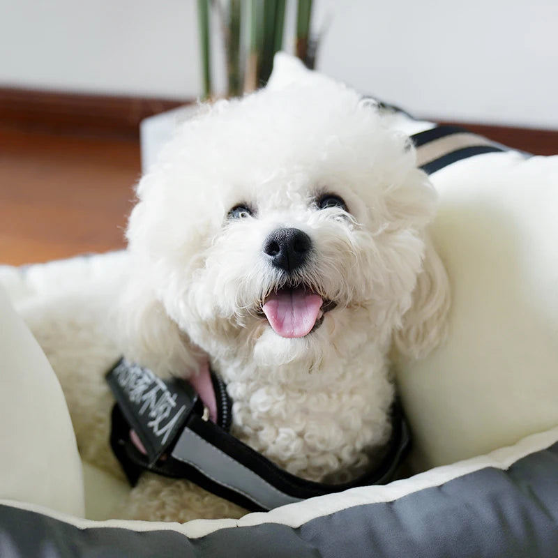 Factory Wholesale Flannel Dog Car Seat – Warm Washable Pet Bed for Dogs & Cats