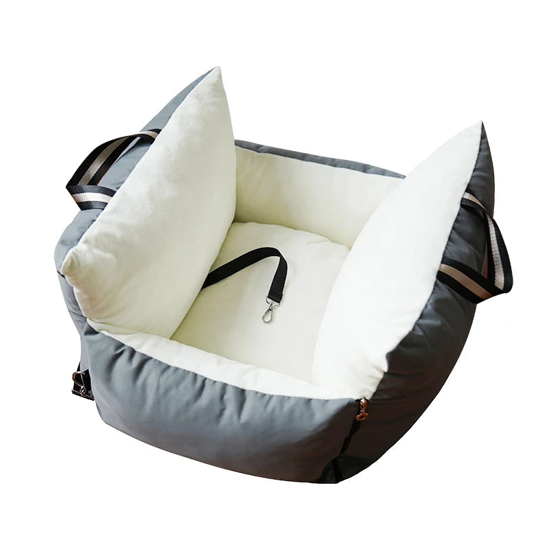 Factory Wholesale Flannel Dog Car Seat – Warm Washable Pet Bed for Dogs & Cats