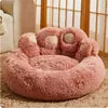 All-Season Paw Plush Pet Bed – Cozy Dog & Cat Bed for Small to Large Pets with Soft Cushion Design