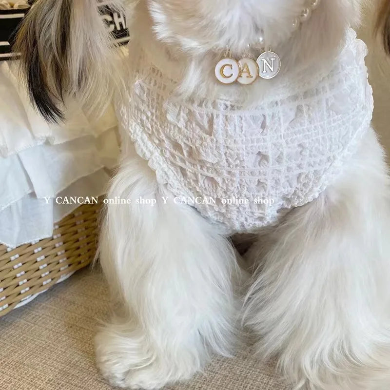 Autumn Pet Vest – Lightweight Breathable Dog & Cat Clothes for Small Breeds like Pomeranian