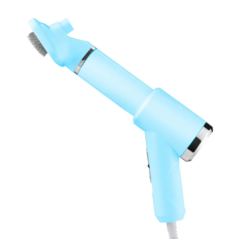 2-in-1 Pet Hair Dryer & Grooming Brush – Adjustable Temperature Dog & Cat Hair Remover Tool