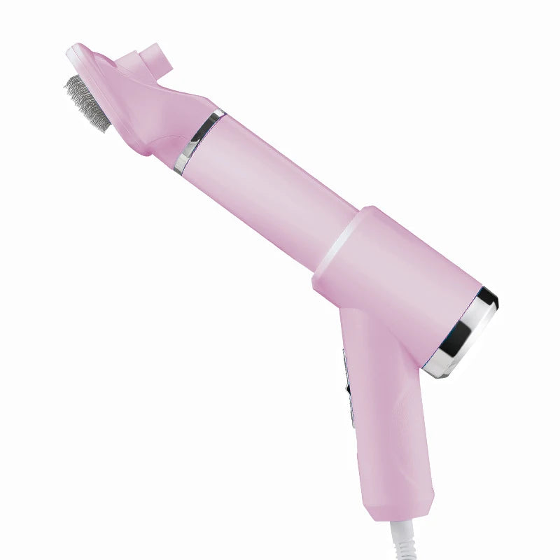 2-in-1 Pet Hair Dryer & Grooming Brush – Adjustable Temperature Dog & Cat Hair Remover Tool