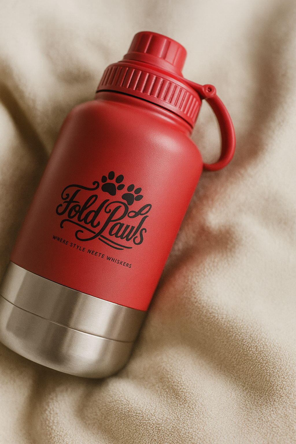 Fold Paws 3‑in‑1 Multifunctional Dog Canister with Waste Bag Holder — Lolalo Edition