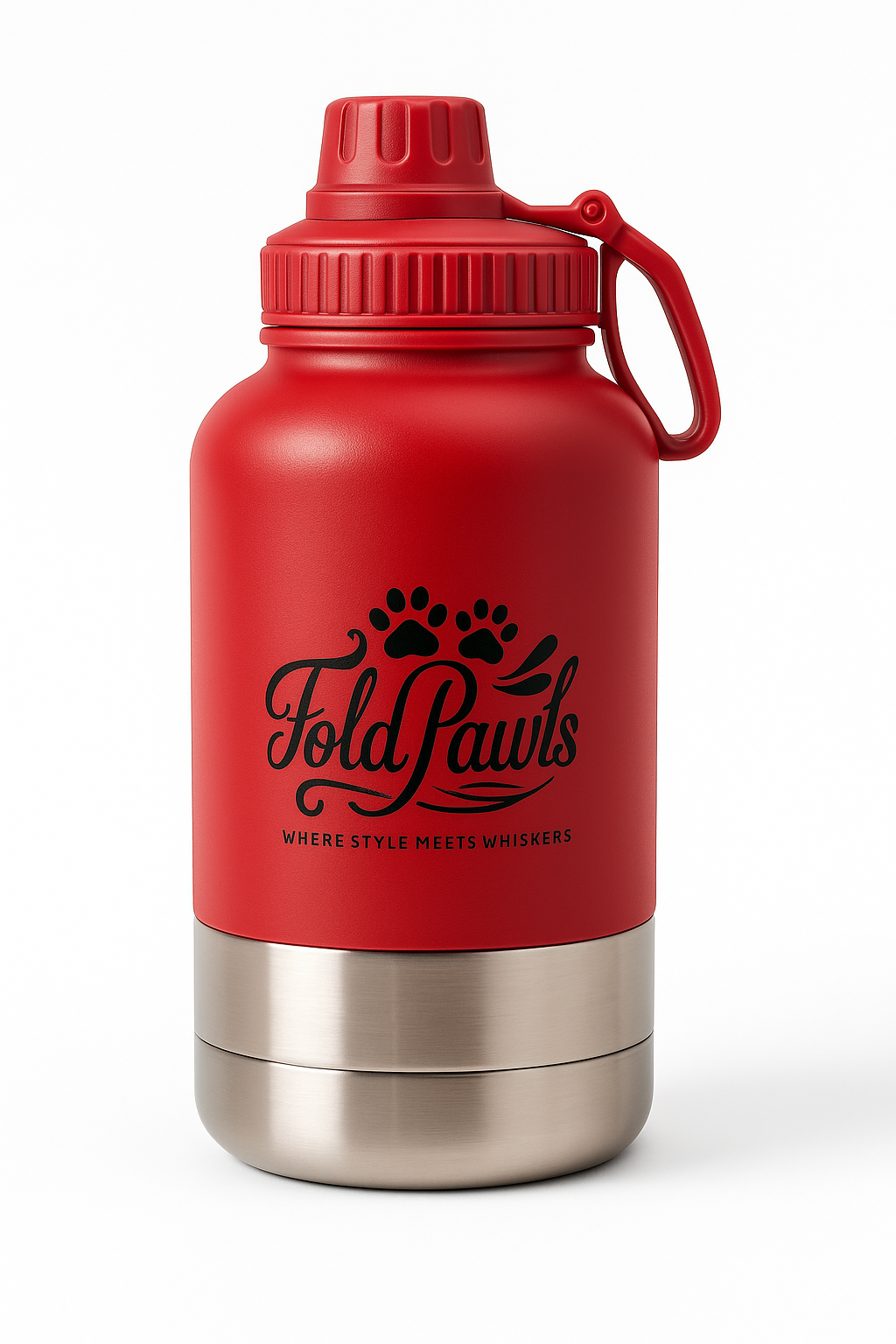 Fold Paws 3‑in‑1 Multifunctional Dog Canister with Waste Bag Holder — Lolalo Edition