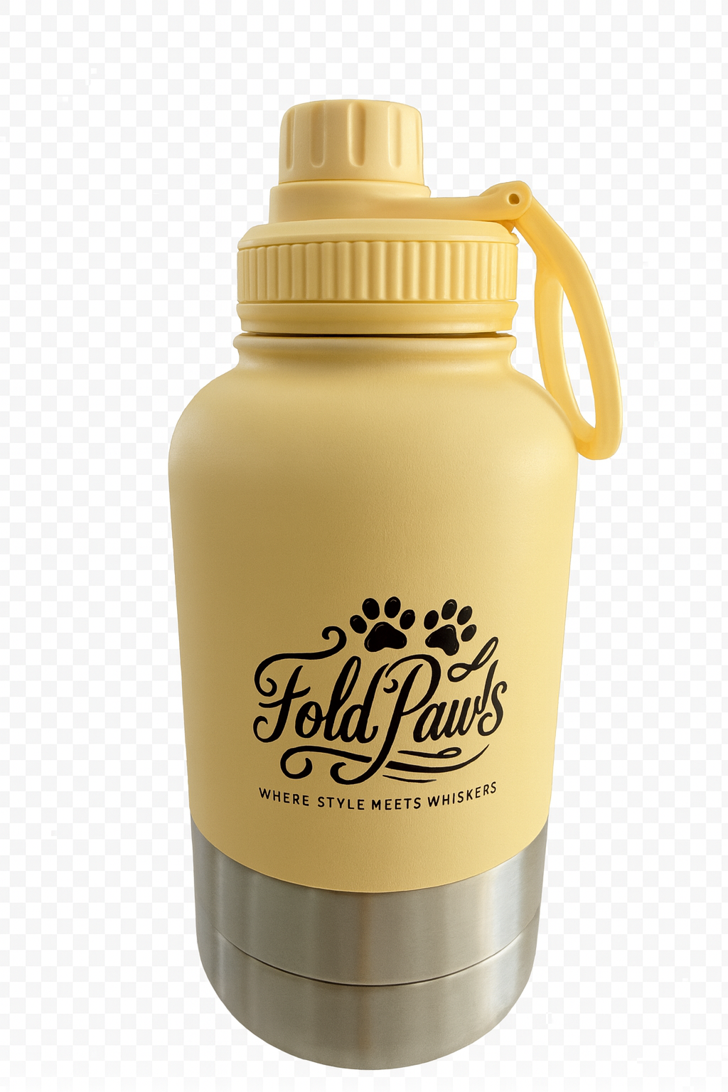 Fold Paws 3‑in‑1 Multifunctional Dog Canister with Waste Bag Holder — Lolalo Edition