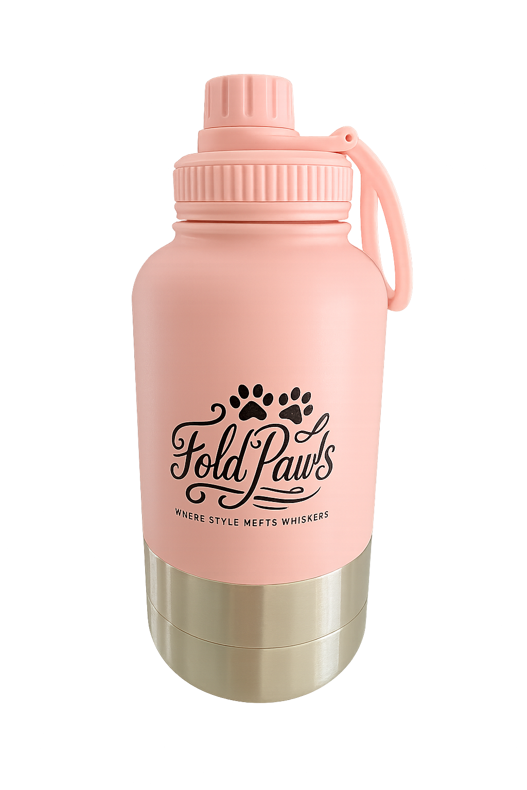 Fold Paws 3‑in‑1 Multifunctional Dog Canister with Waste Bag Holder — Lolalo Edition