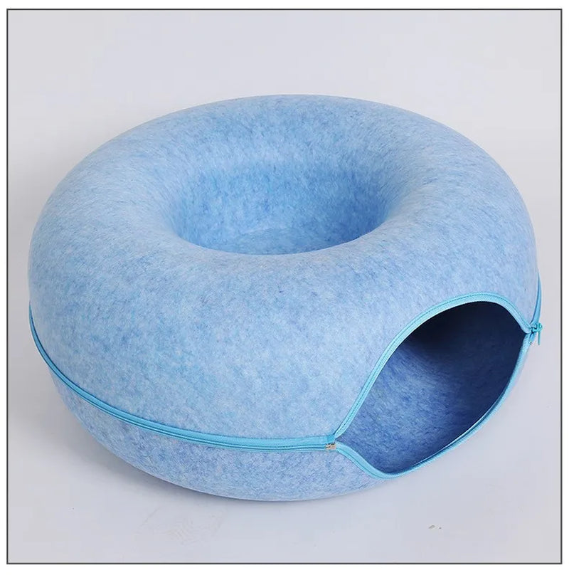 Vip Donut Cat Bed Pet Tunnel