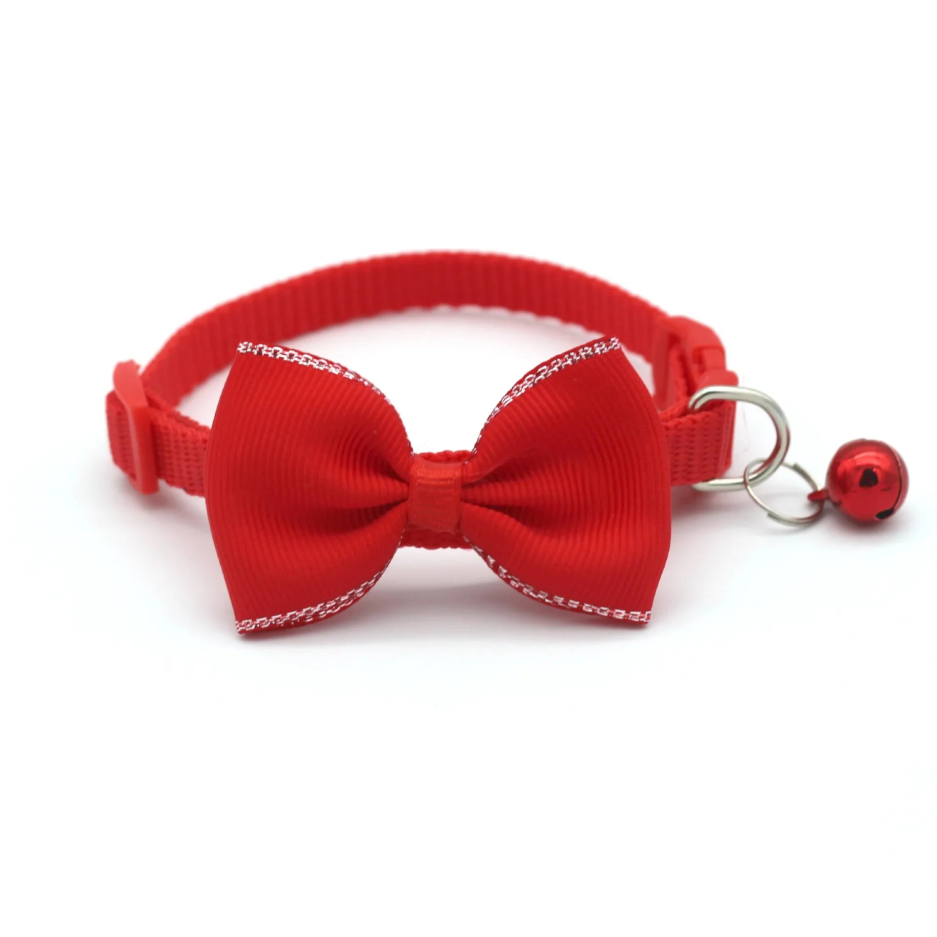 Adorable Multicolor Adjustable Pet Bow Bell Collars - Perfect Accessories for Your Furry Friends!