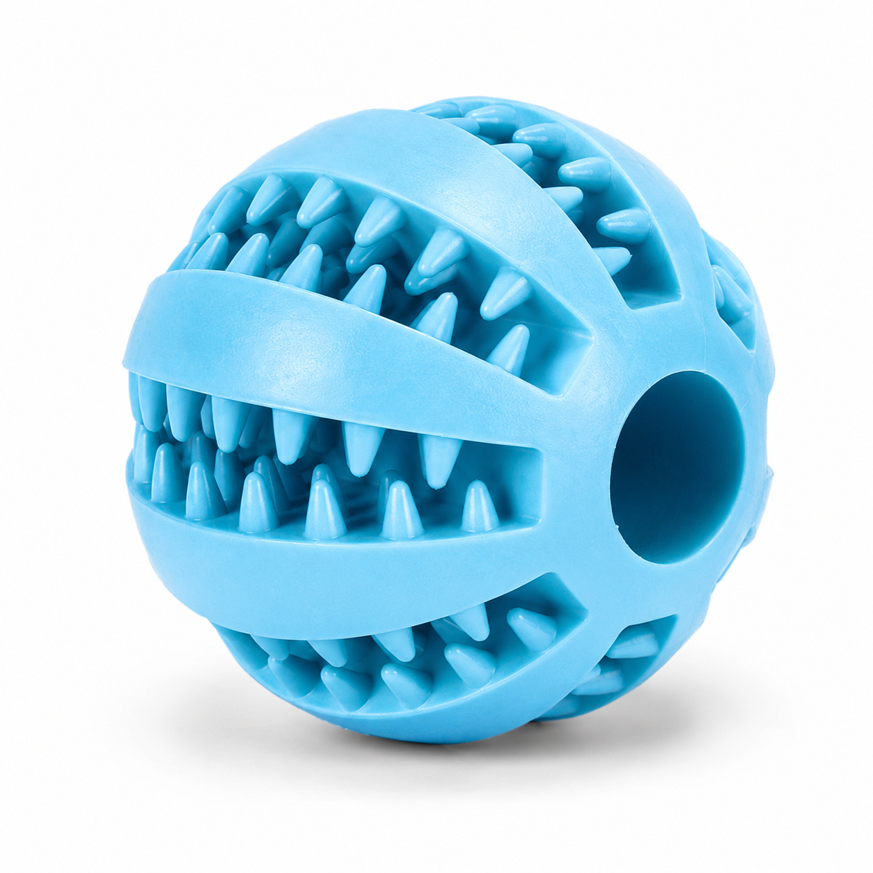 Fold Paws Treat-Dispensing Dental Ball for Dogs - Interactive Chew Toy