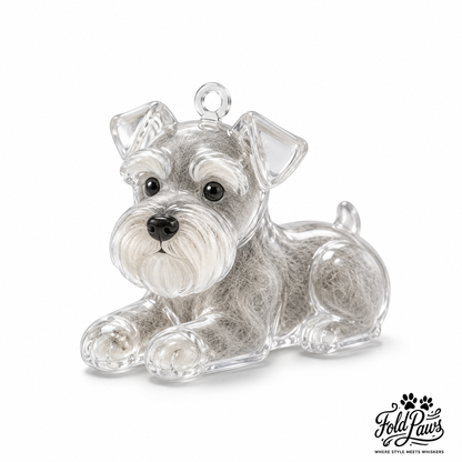 Fold Paws Pet Fur Keepsake Keychain — included in Spa & Keepsake Pet Bundle
