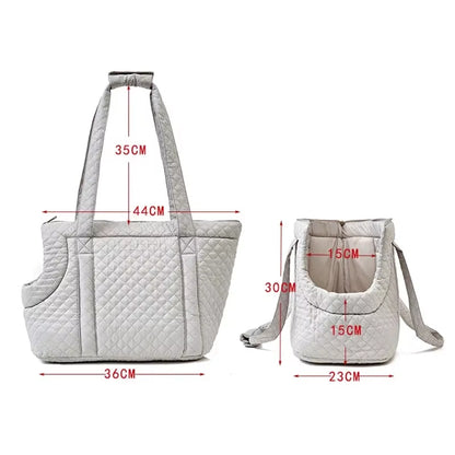 Fashion Cat Dog Handbag Warm Plush Pet Carrier Bags for Small Dogs Cats Chihuahua Sphynx Kitten Winter Pet Outdoor Supplies