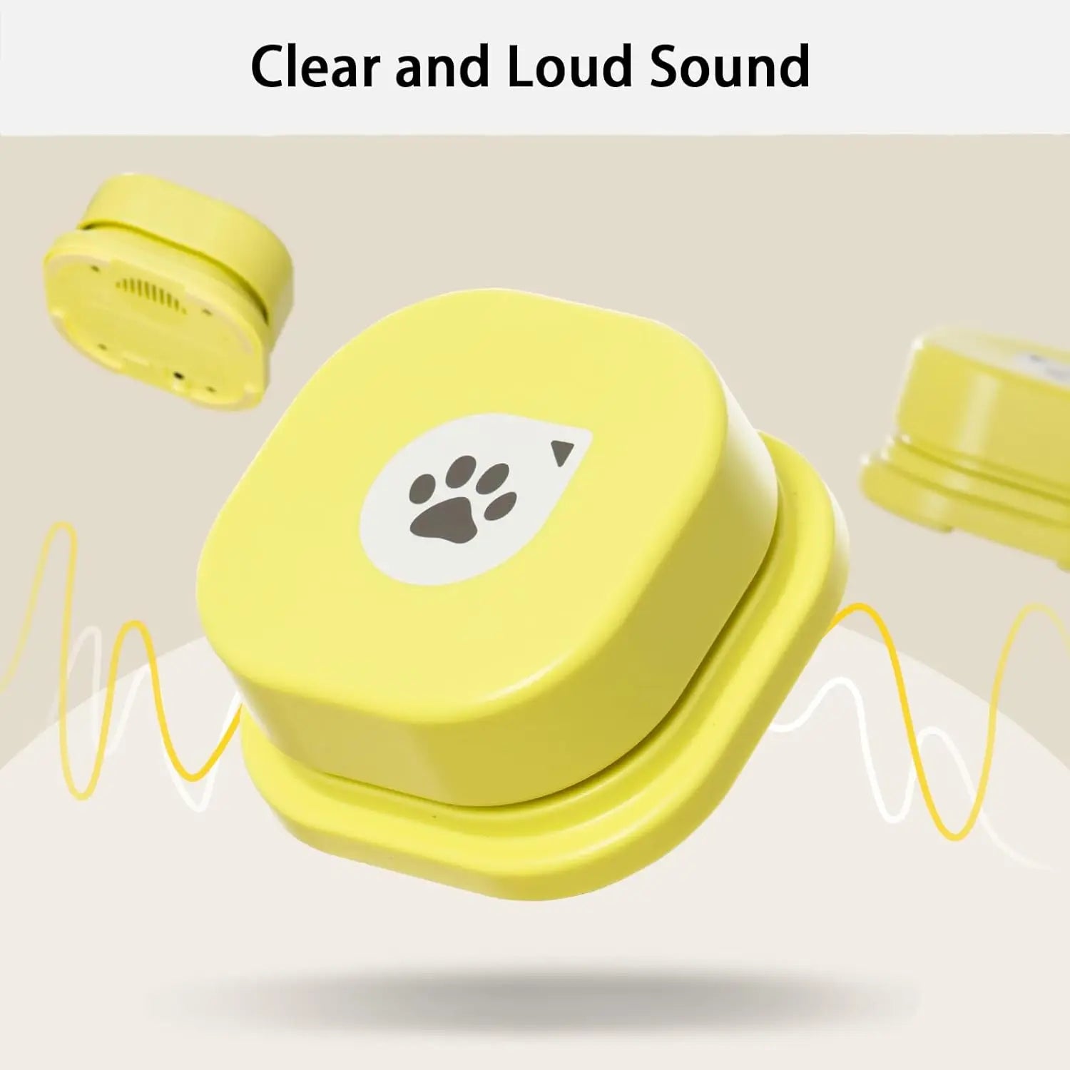 Voice Recording Button Pet Toys Dog Buttons for Communication Pet Training Buzzer Recordable Talking Button with Mat