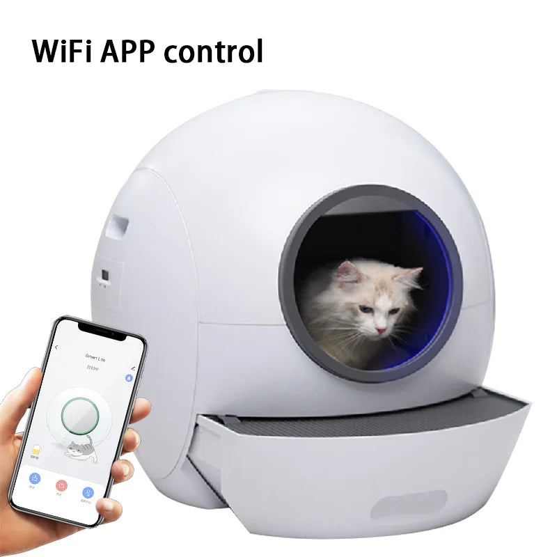 Automatic Smart Cat Litter Box Self-Cleaning Cat Litter Box Cat Toilet Large Fully Enclosed Cat Litter Box Pet Cat Supplies