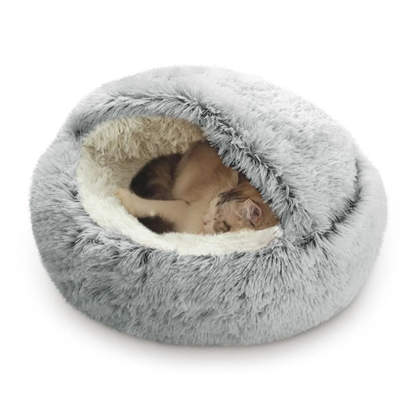 Pet Warm Bed Small and Medium Cat Bed Small Dog Cat Winter Pet Bed 15.7*15.7In