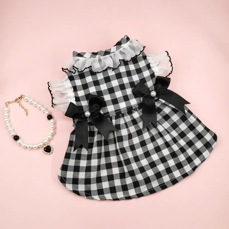 New Princess Style Pet Clothing Dog Dress Elegant Dog Clothes Pet Cat Skirt