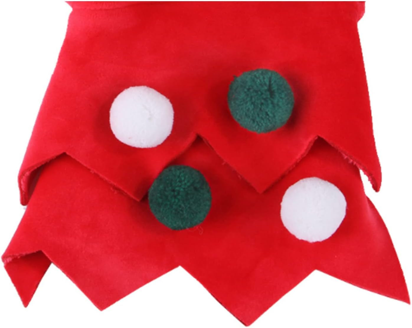 Christmas Pet Costume, Dog Cat Christmas Tree Costume Cat Christmas Hat Christmas Pet Costume Accessory for Christmas Decoration Pet Christmas Party Cosplay Supplies for Small Cats Dogs (Red)