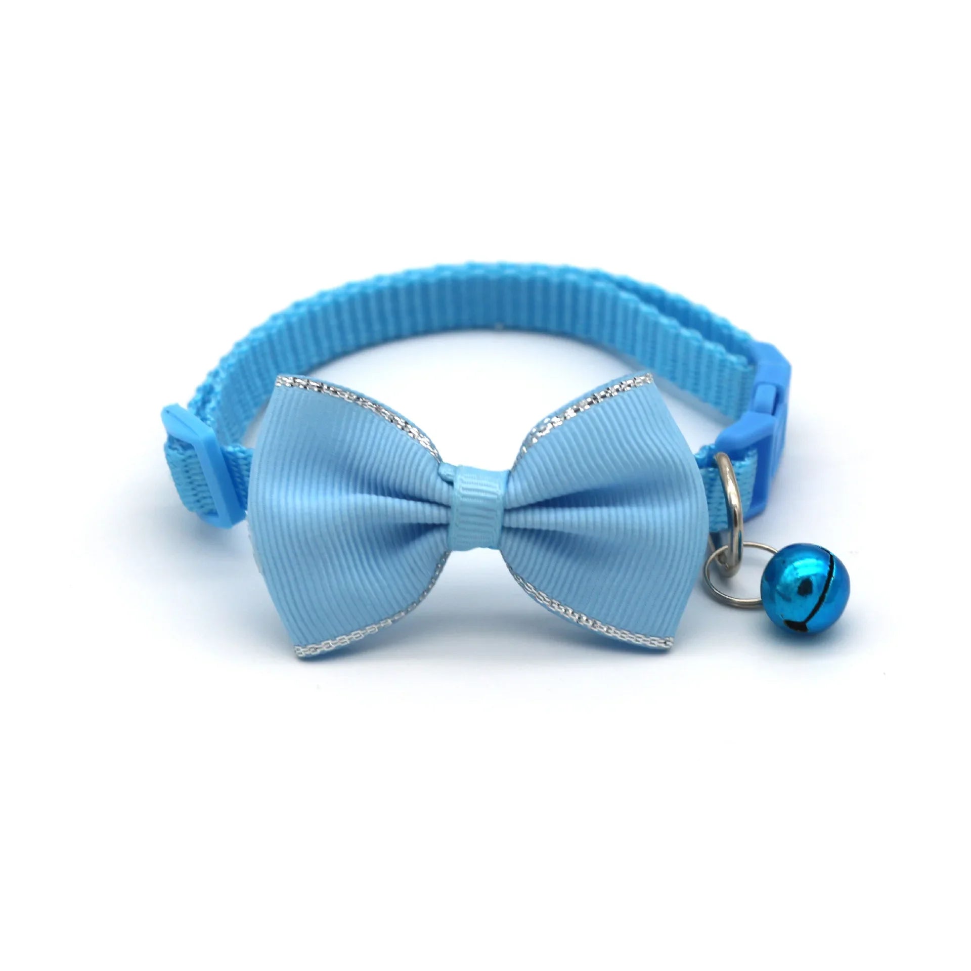 Adorable Multicolor Adjustable Pet Bow Bell Collars - Perfect Accessories for Your Furry Friends!