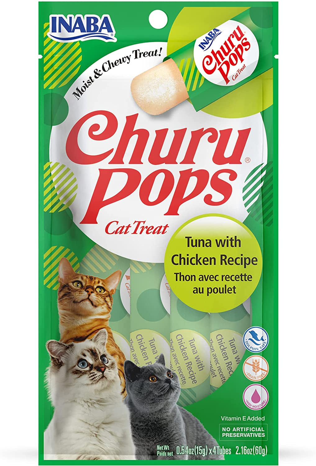 Churu Pops Moist and Chewy Cat Treat 2 Flavor Variety