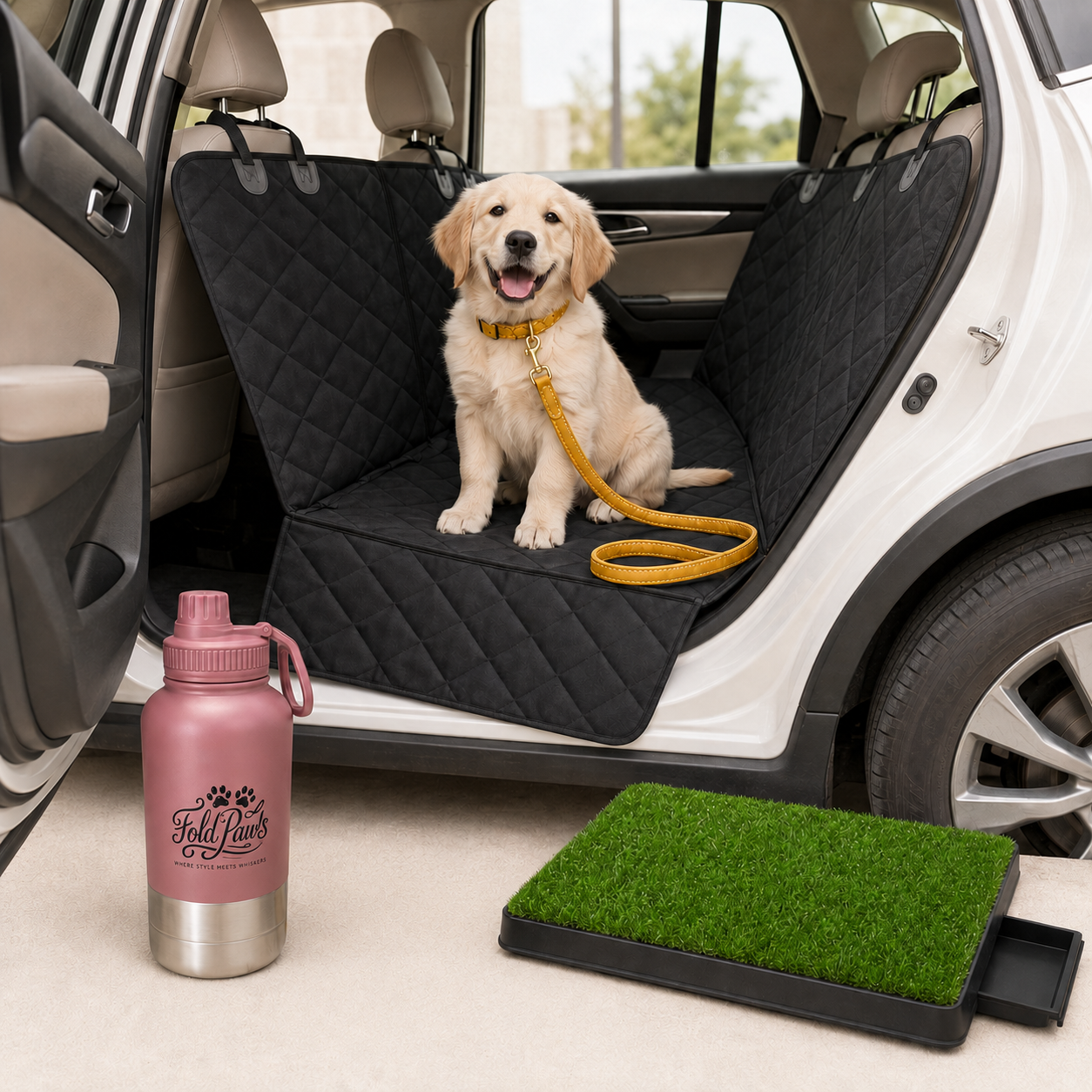 Fold Paws Road-Ready Dog Travel Bundle – 4 Adventure Essentials