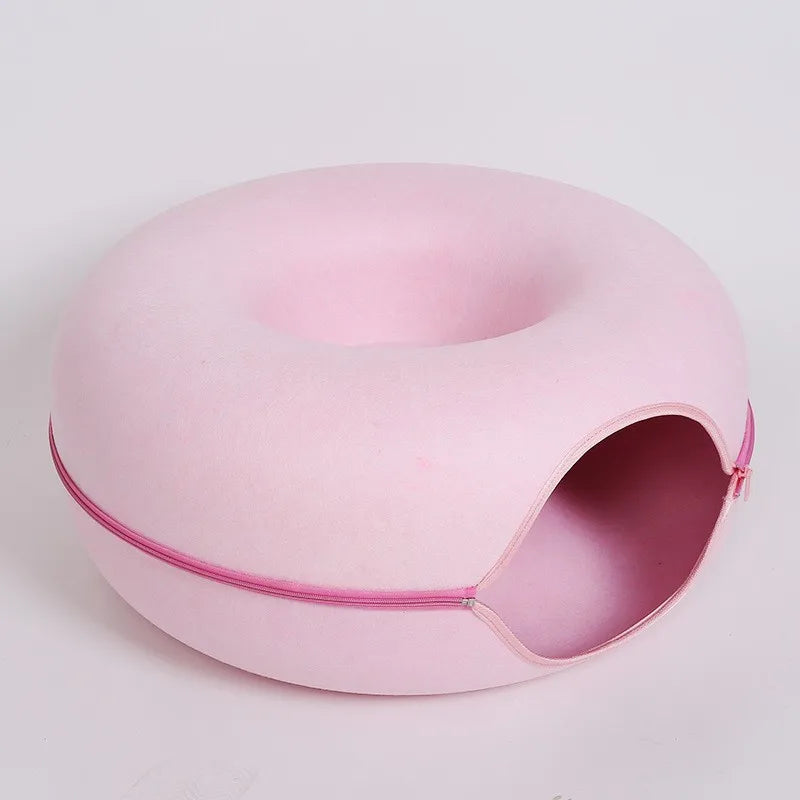 Vip Donut Cat Bed Pet Tunnel