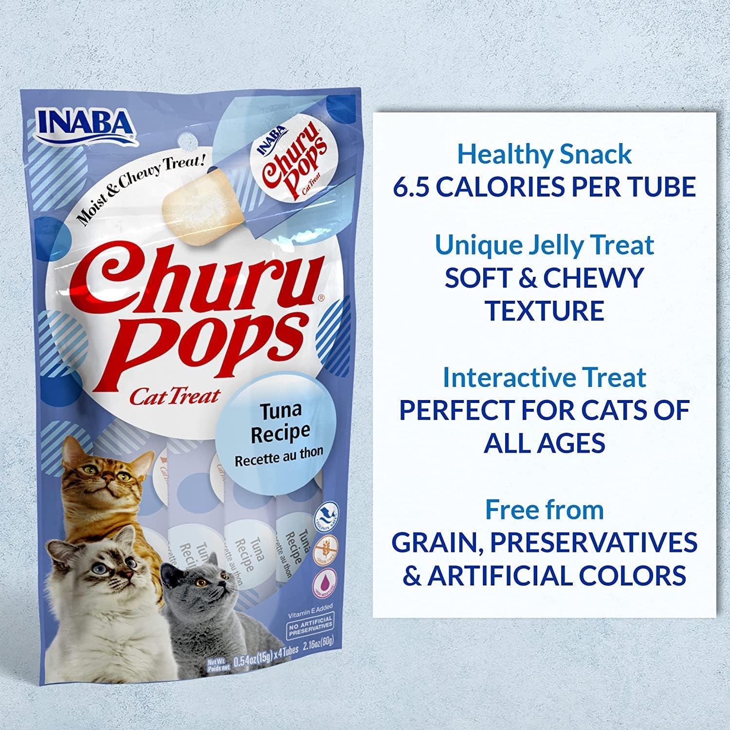 Churu Pops Moist and Chewy Cat Treat 2 Flavor Variety