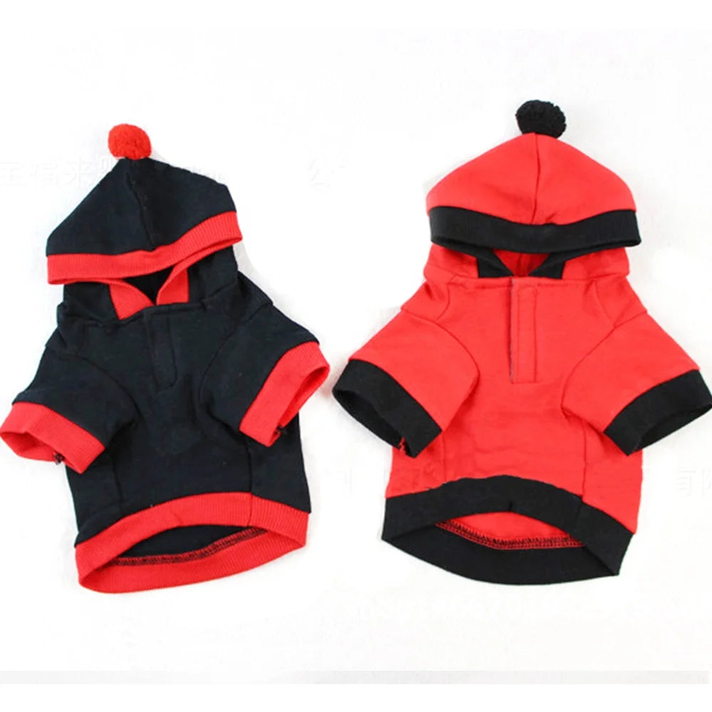 Christmas Santa Paws Printed Dog Clothing Custom Size Cotton Polyester Sweater Hoodie Modern Classic Western Cute Pet Shirt