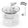 Automatic Cat Water Fountain with Leaf Shape Kit - Quiet Bottom Suction Pet Water Dispenser