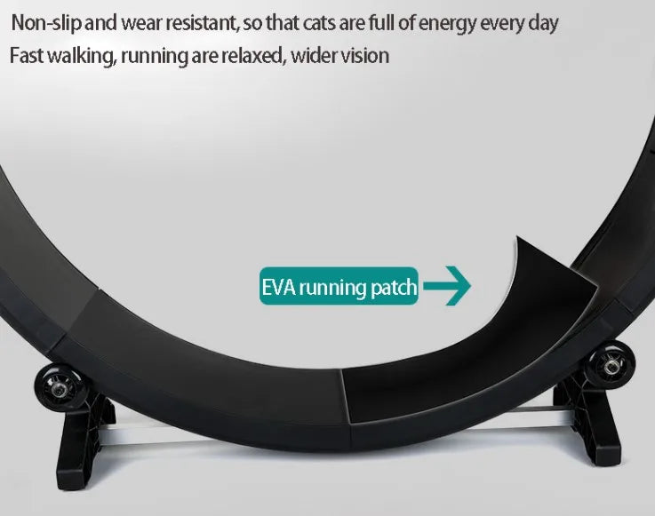 Unique Design Low Noise Firm Base Cat Running Wheel Cat Treadmill Toys