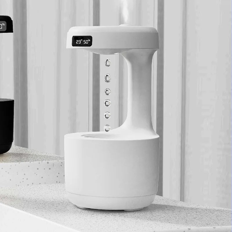 Automatic Cat Water Fountain – Ultra-Quiet Anti-Gravity Dispenser with LED Display & Smart Pump - Fold Paws