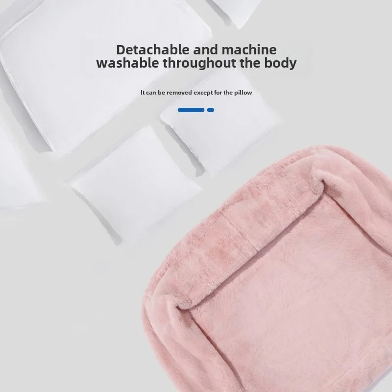 UFBemo Hot Sale Comfortable Dog Bed Super Soft Pet Sofa Bolster Couch Dog Bed with Removable & Washable Cover