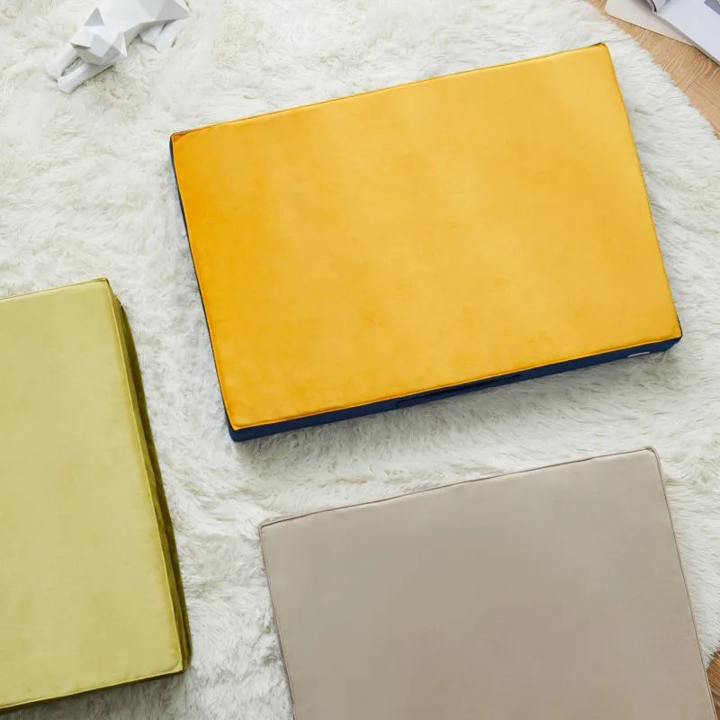 Hot Sale Custom Pattern Dutch Velvet Pet Litter Mat Removable Washable Outdoor Pet Supplies Dog Bed Cat Bed