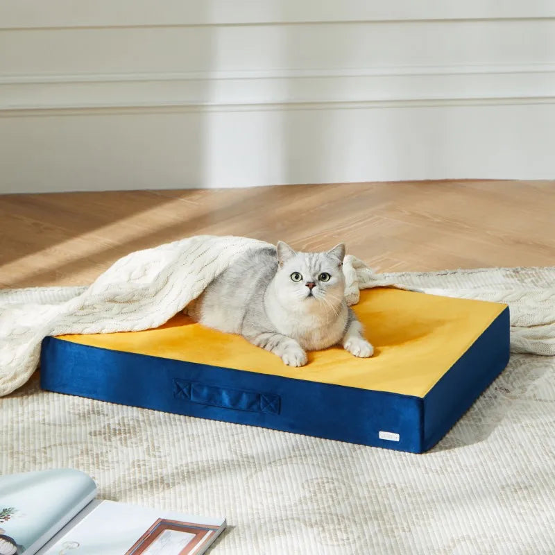 Hot Sale Custom Pattern Dutch Velvet Pet Litter Mat Removable Washable Outdoor Pet Supplies Dog Bed Cat Bed