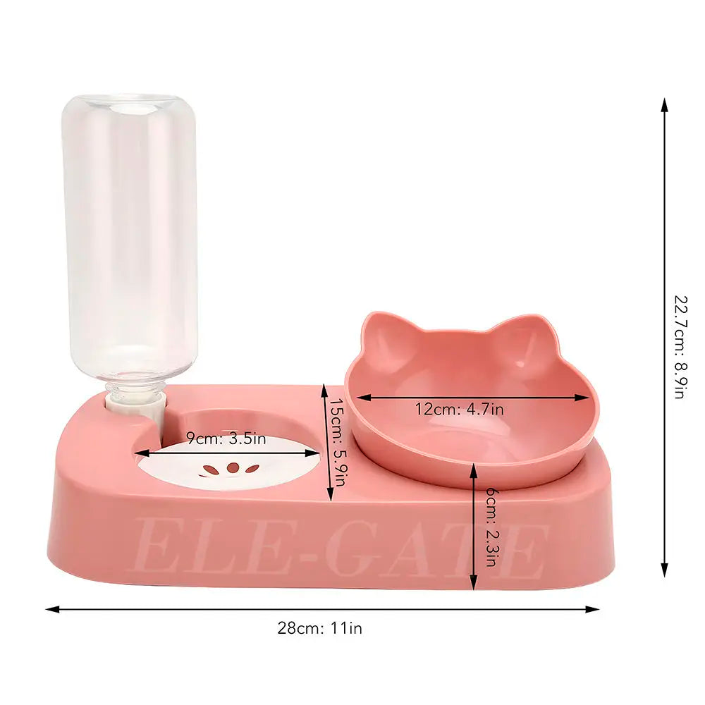 Feeder and Waterer with Water Dispenser - Fold Paws