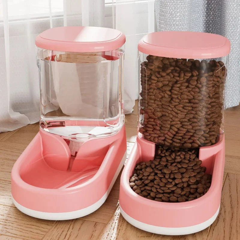 Automatic Pet Feeder and Water Dispenser for Cats and Dogs Gravity Dual Bowl Pet Feeder