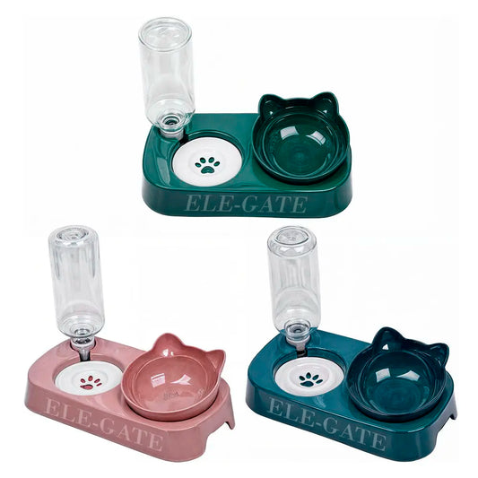 Feeder and Waterer with Water Dispenser - Fold Paws
