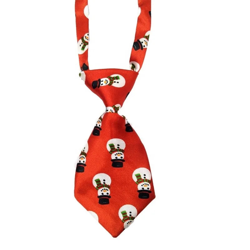 Accessories Polyester Pet Christmas Tie Wholesale Christmas Pet Supplies Animal Pattern for Cats