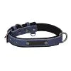 Leather Luxury, Custom Name Dog Collar Comfortable Pet Collars with Rivet Decoration Solid Pattern Anti-Lost Feature