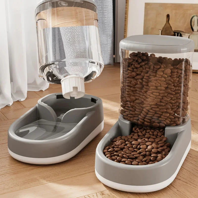 Automatic Pet Feeder and Water Dispenser for Cats and Dogs Gravity Dual Bowl Pet Feeder