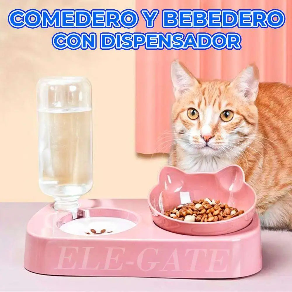 Feeder and Waterer with Water Dispenser - Fold Paws